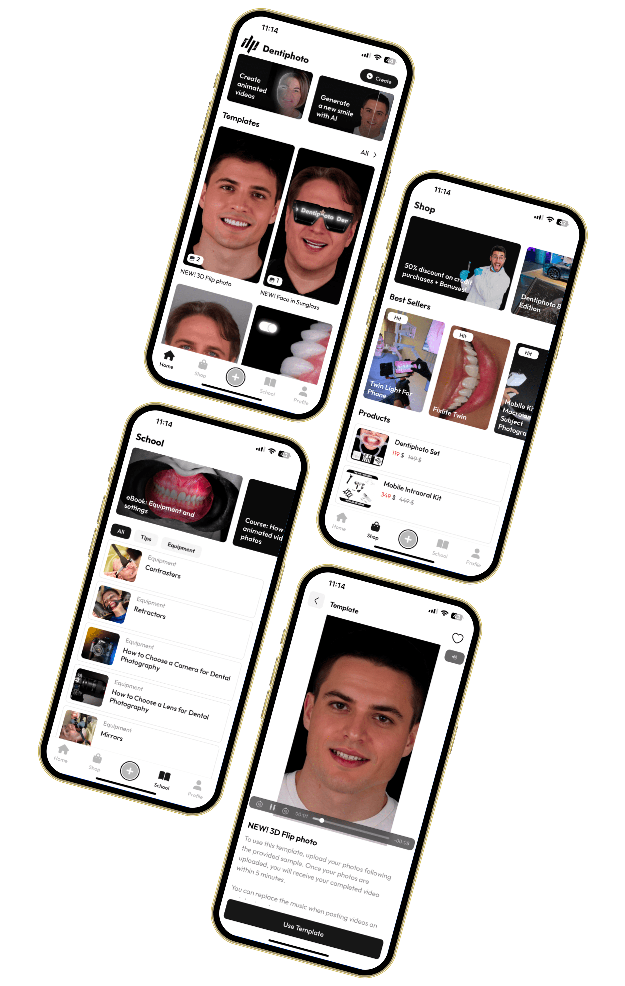 DentiPhoto. App for creating animated content